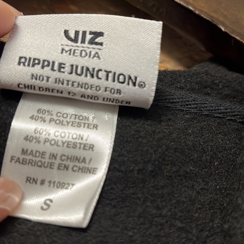 Naruto Ripple Junction Embroidered Pullover Hoodie Small Hot Topic - Picture 10 of 10